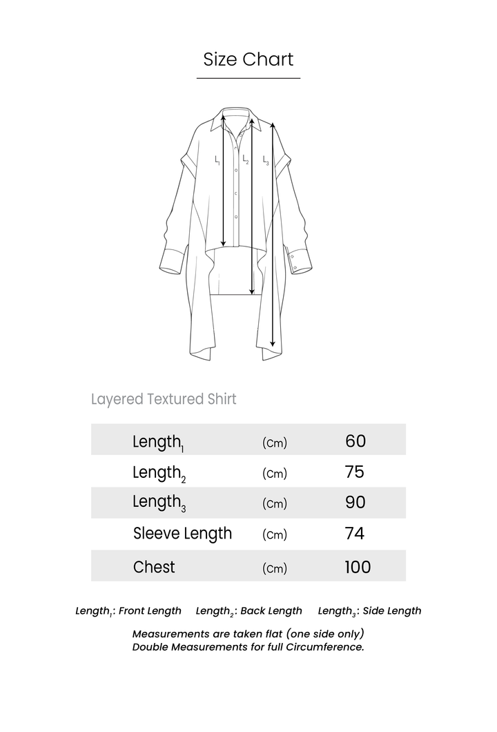 Layered Textured Shirt - Camel