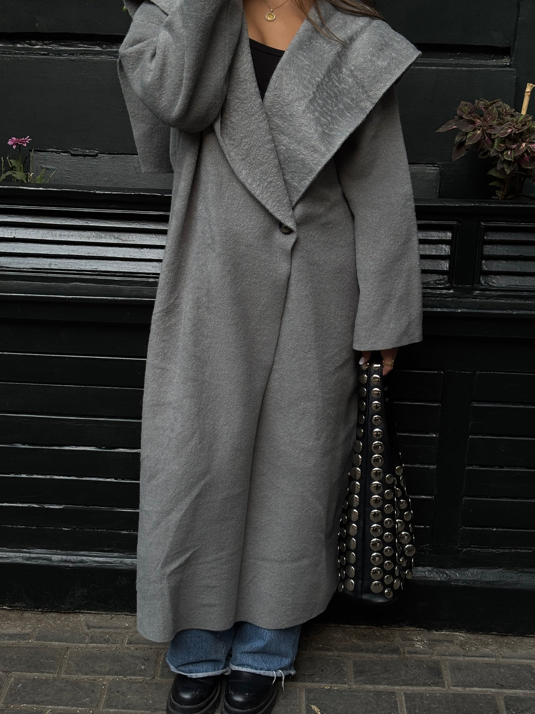 Twill Coat - Grey