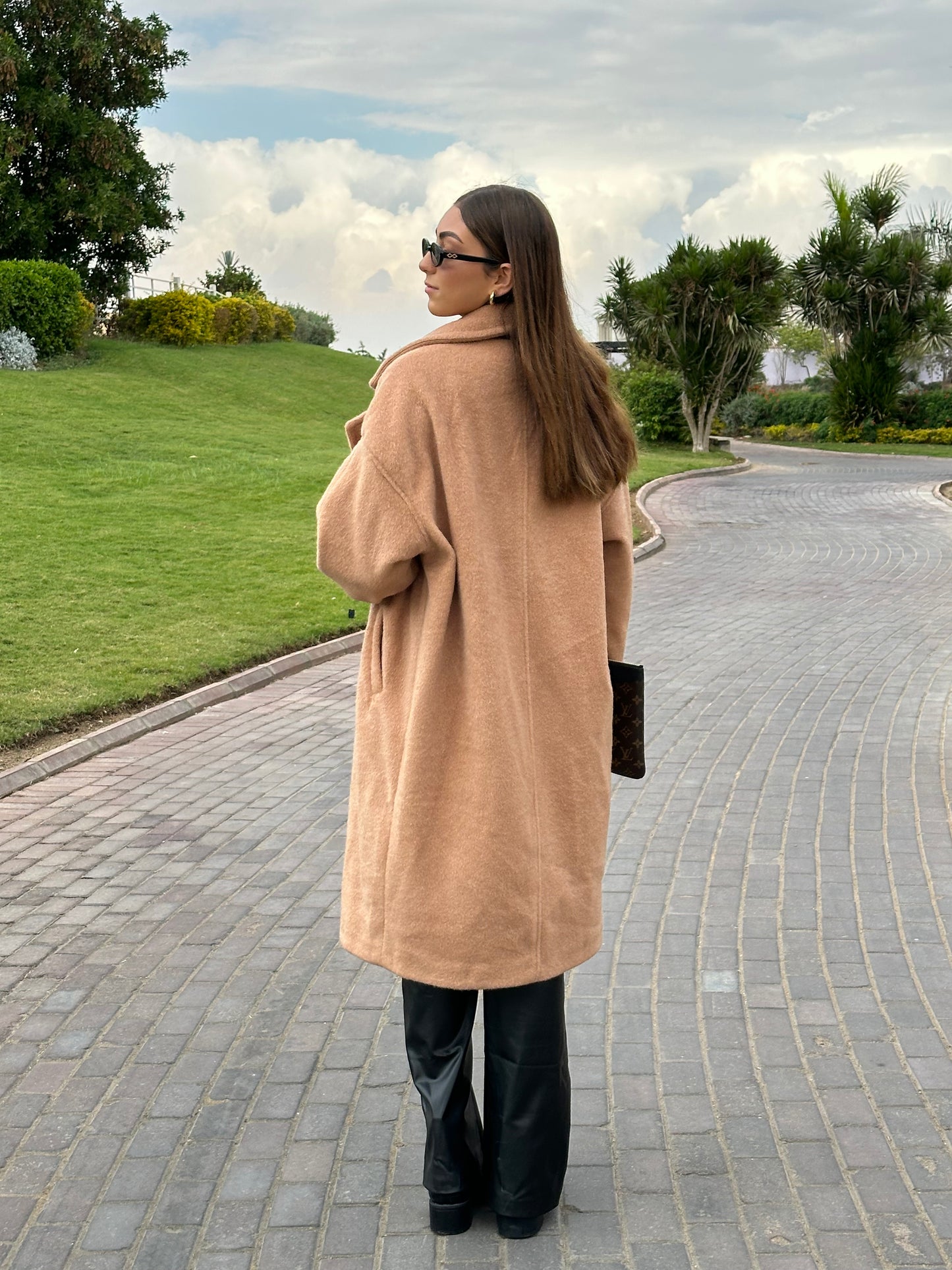 Relaxed Soft-Brushed Coat - Camel