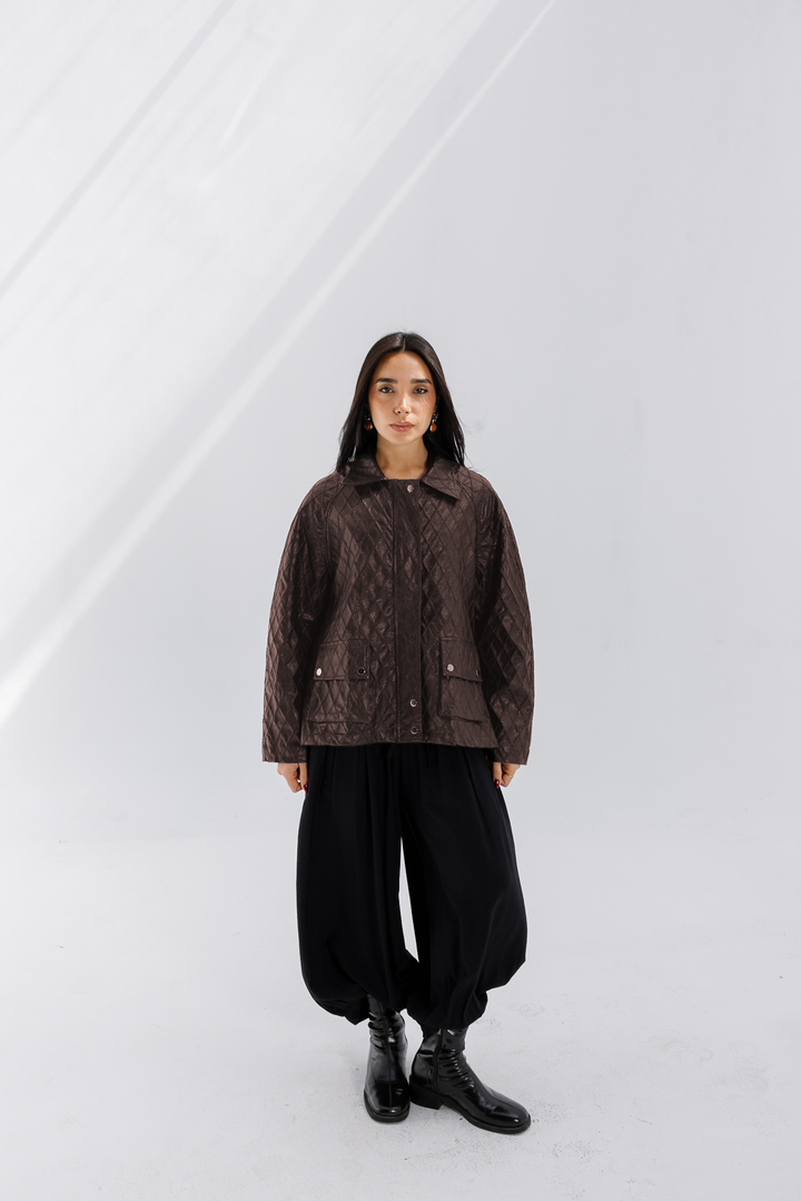 Embroided Leather Jacket - Bown (Premium Edition)
