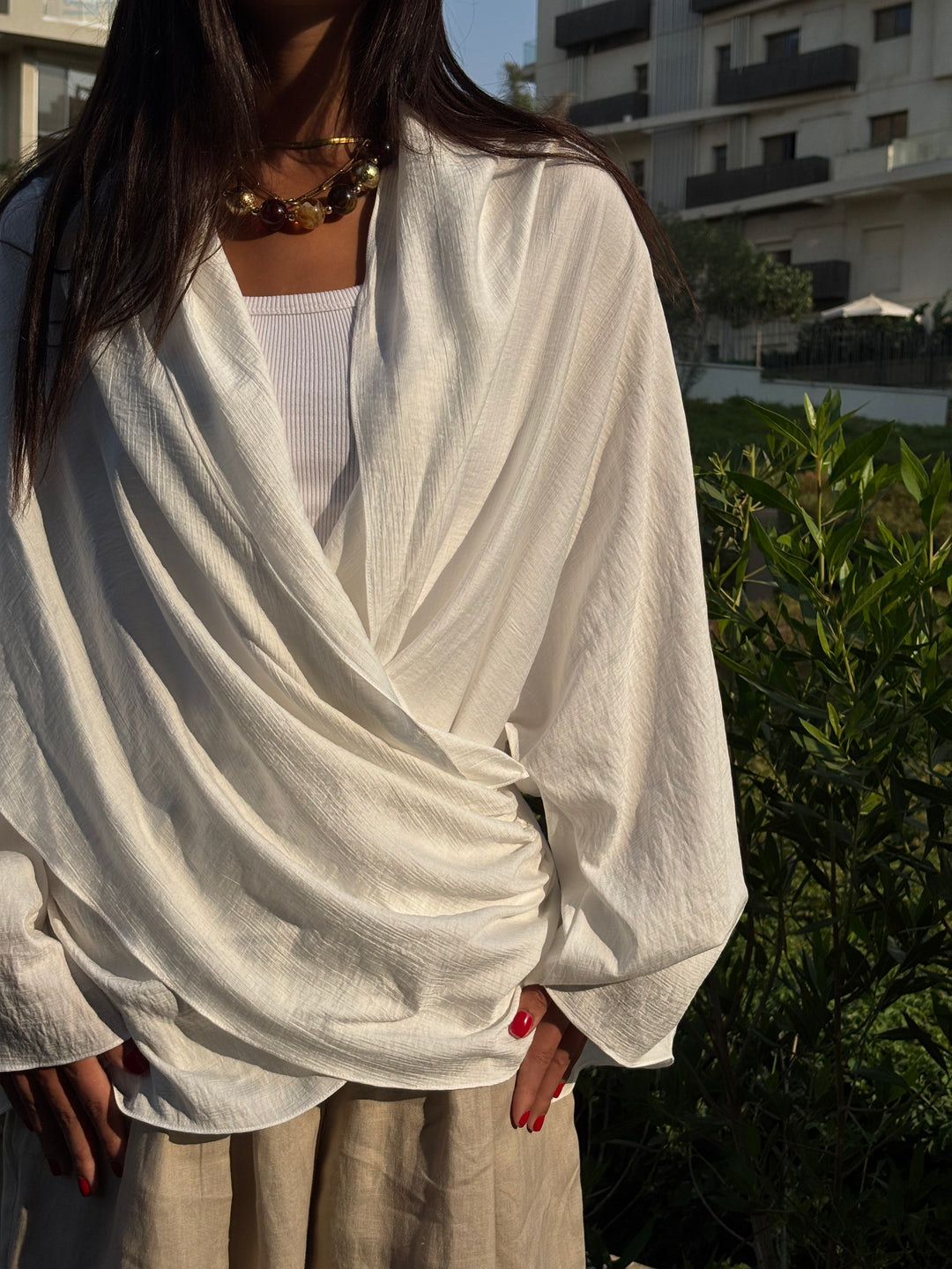 Cascade Top - White