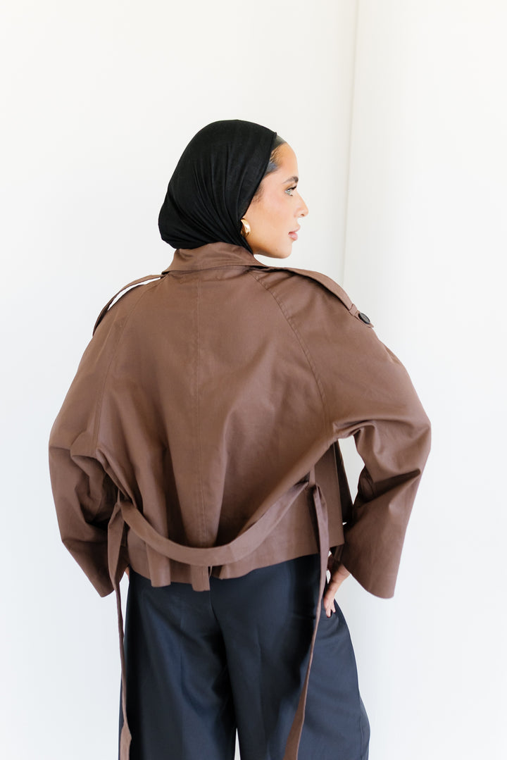 Shortline Trench Jacket - Dark Brown