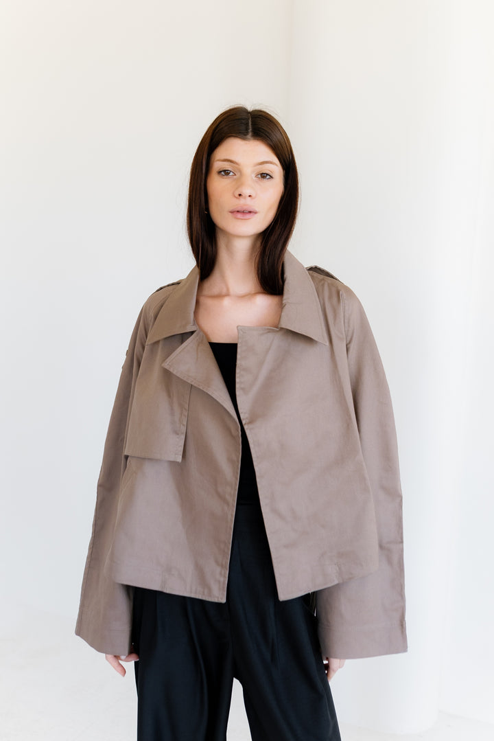 Shortline Trench Jacket - Light Brown