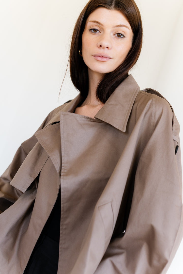 Shortline Trench Jacket - Light Brown