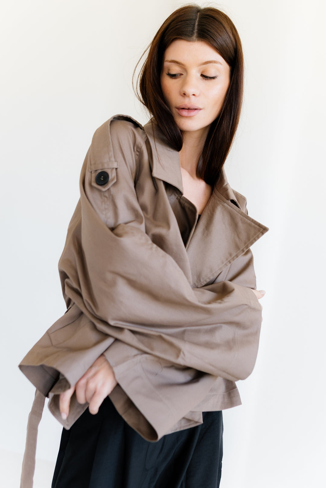 Shortline Trench Jacket - Light Brown
