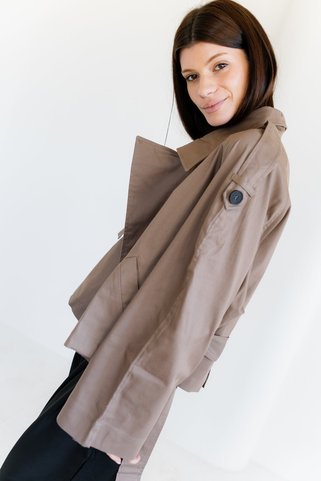 Shortline Trench Jacket - Light Brown