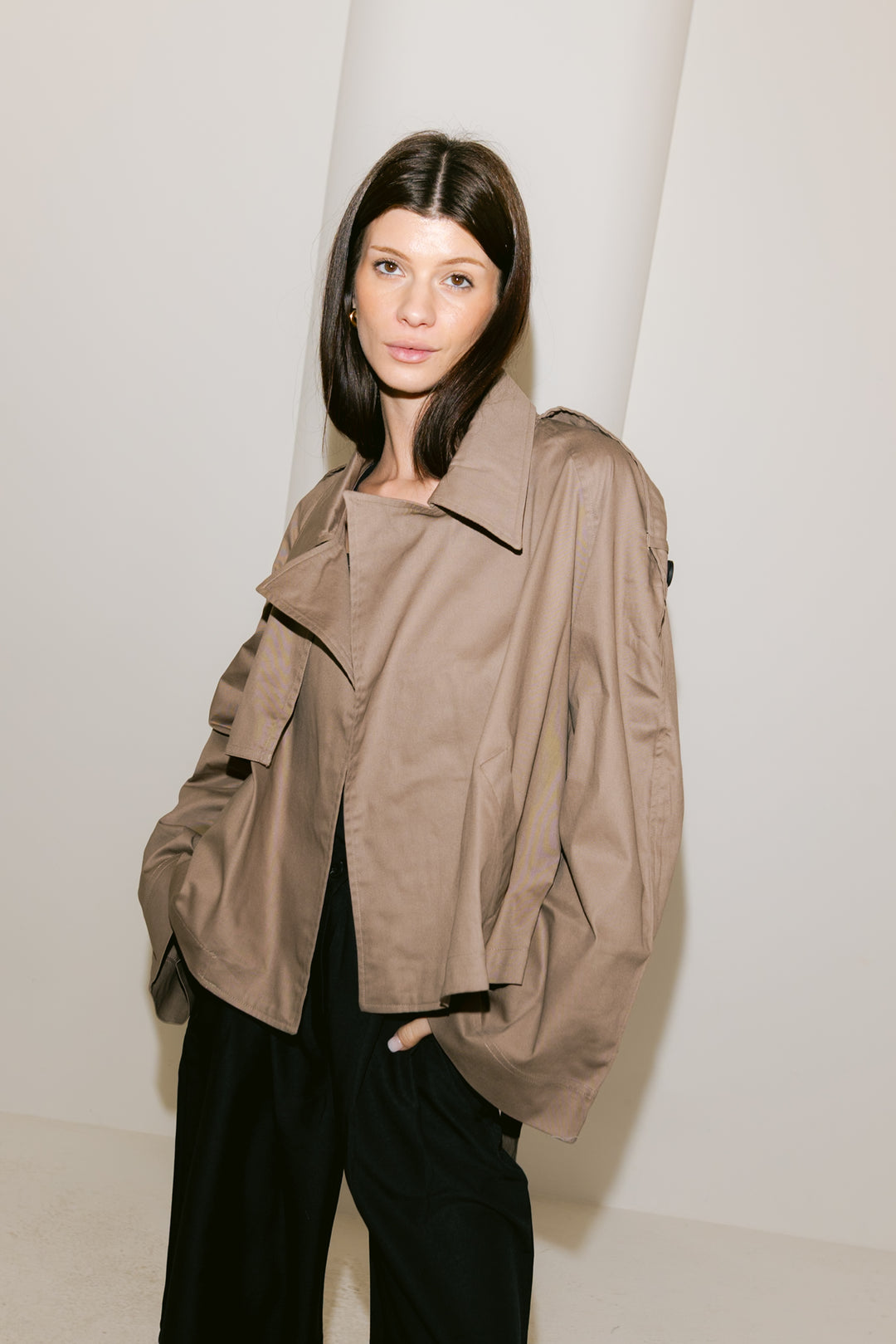 Shortline Trench Jacket - Light Brown