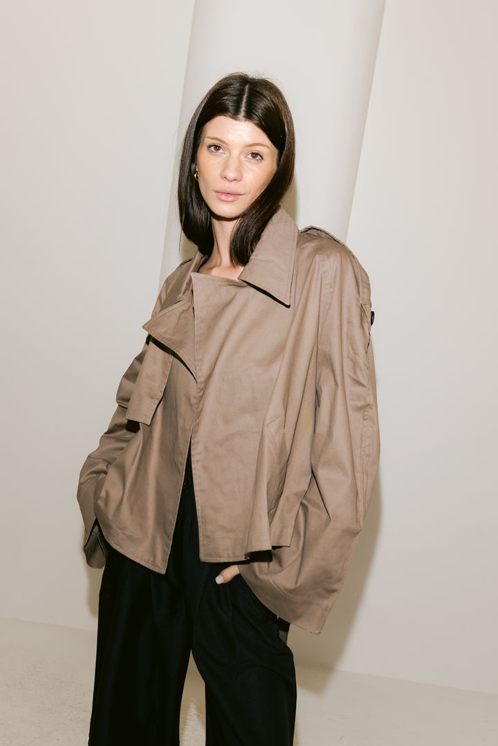 Shortline Trench Jacket - Light Brown