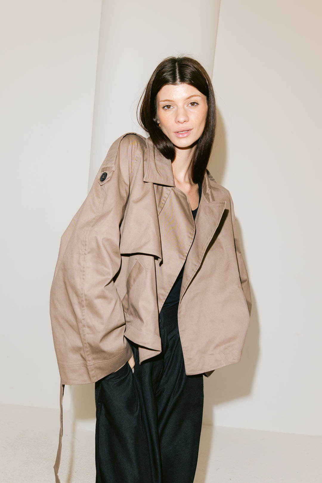 Shortline Trench Jacket - Light Brown