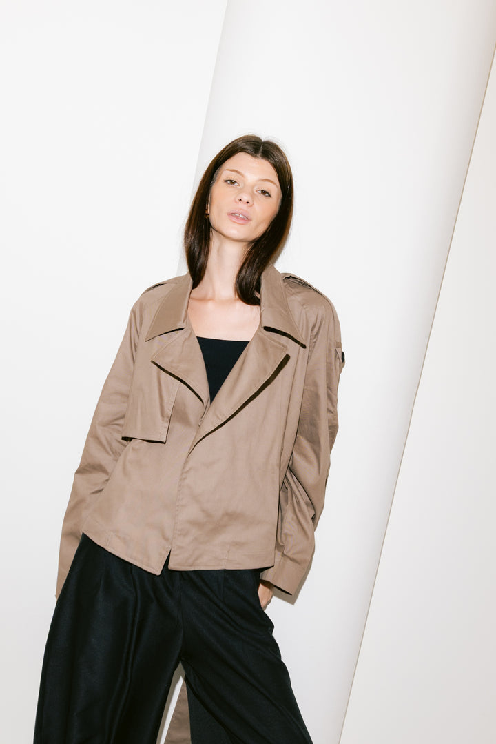 Shortline Trench Jacket - Light Brown