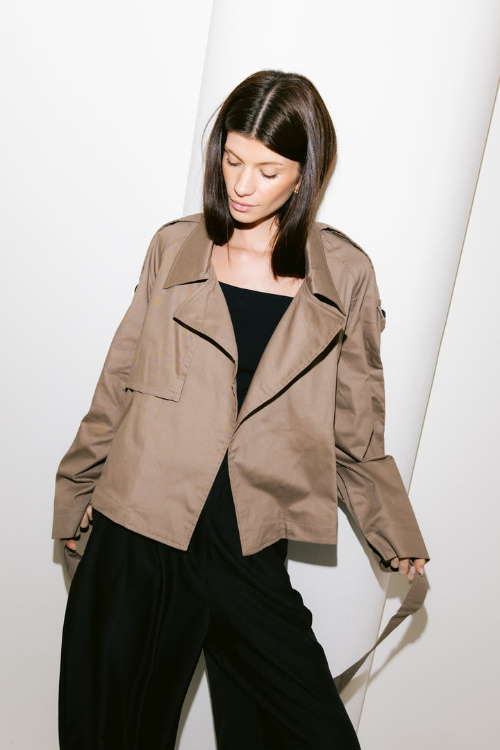 Shortline Trench Jacket - Light Brown