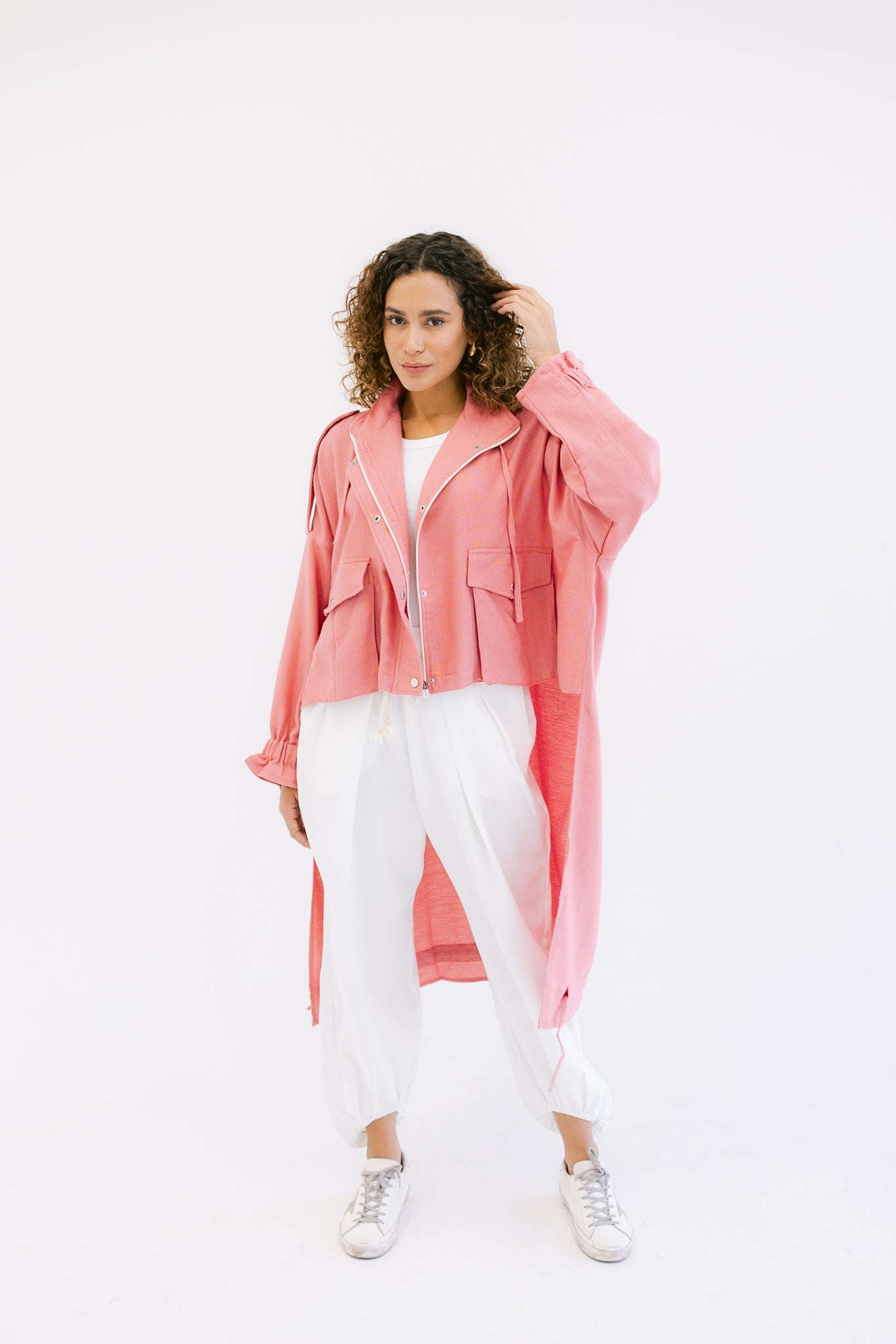 Falling For Fall Jacket - Pink