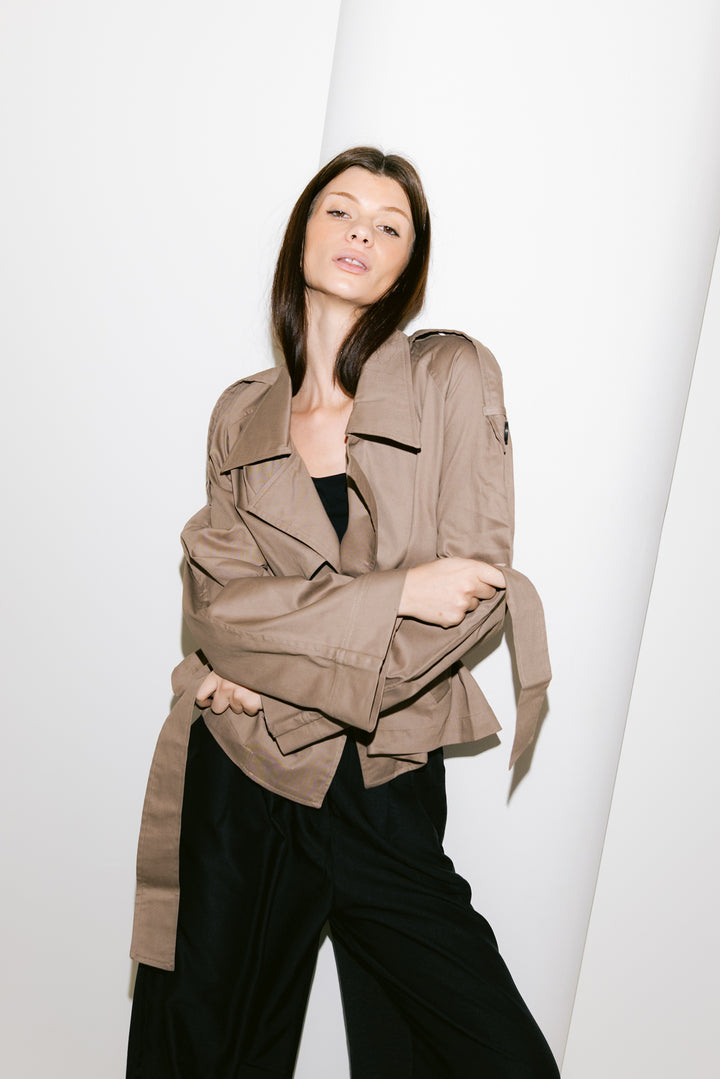 Shortline Trench Jacket - Light Brown
