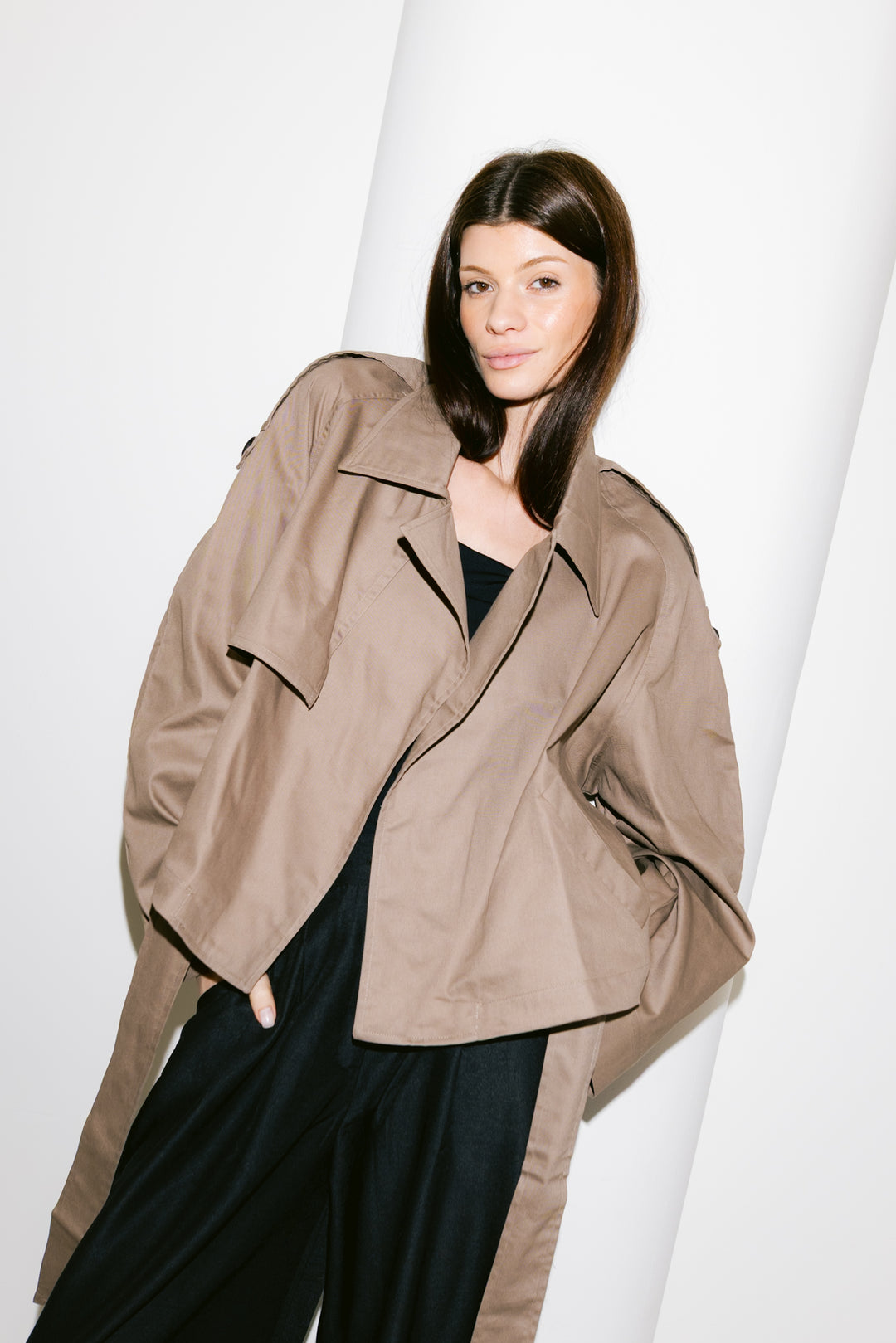 Shortline Trench Jacket - Light Brown