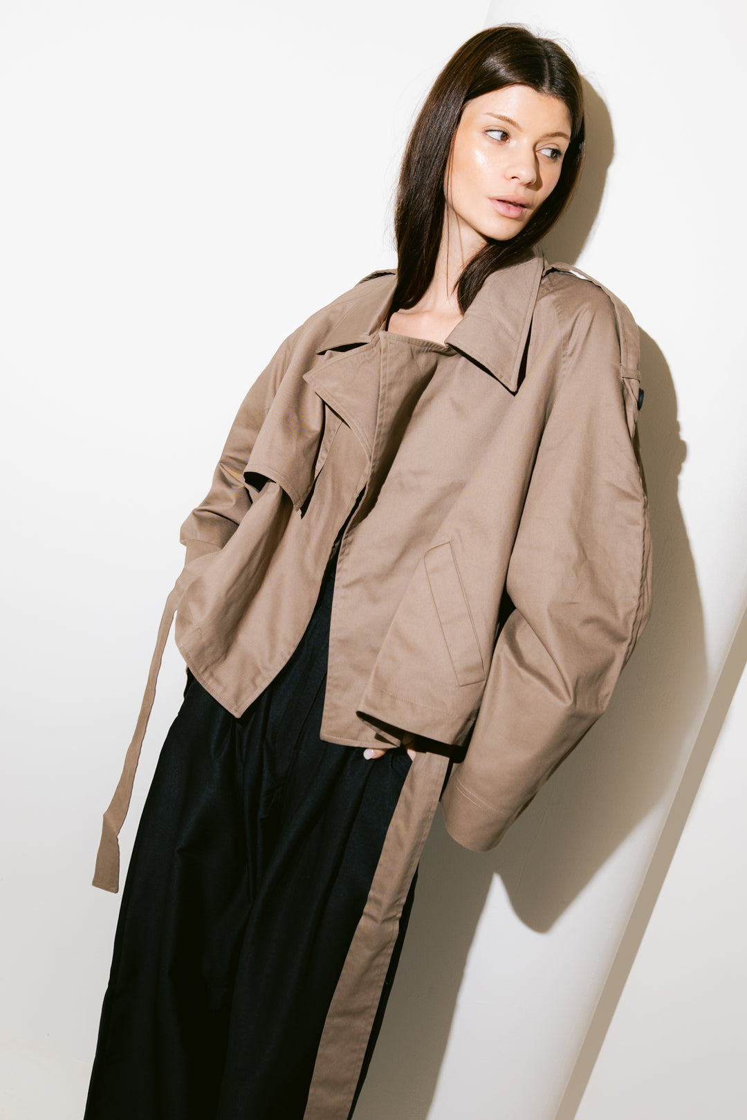 Shortline Trench Jacket - Light Brown