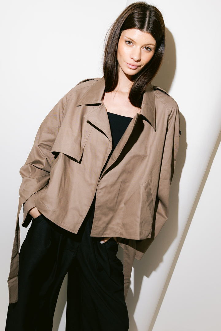Shortline Trench Jacket - Light Brown