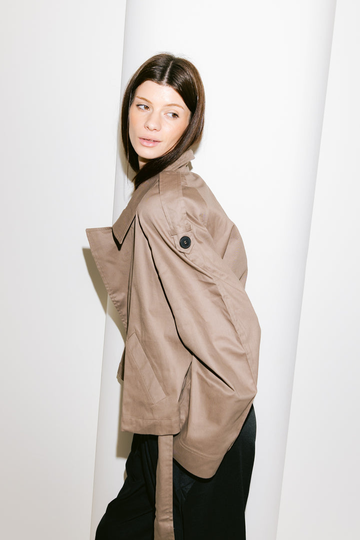 Shortline Trench Jacket - Light Brown