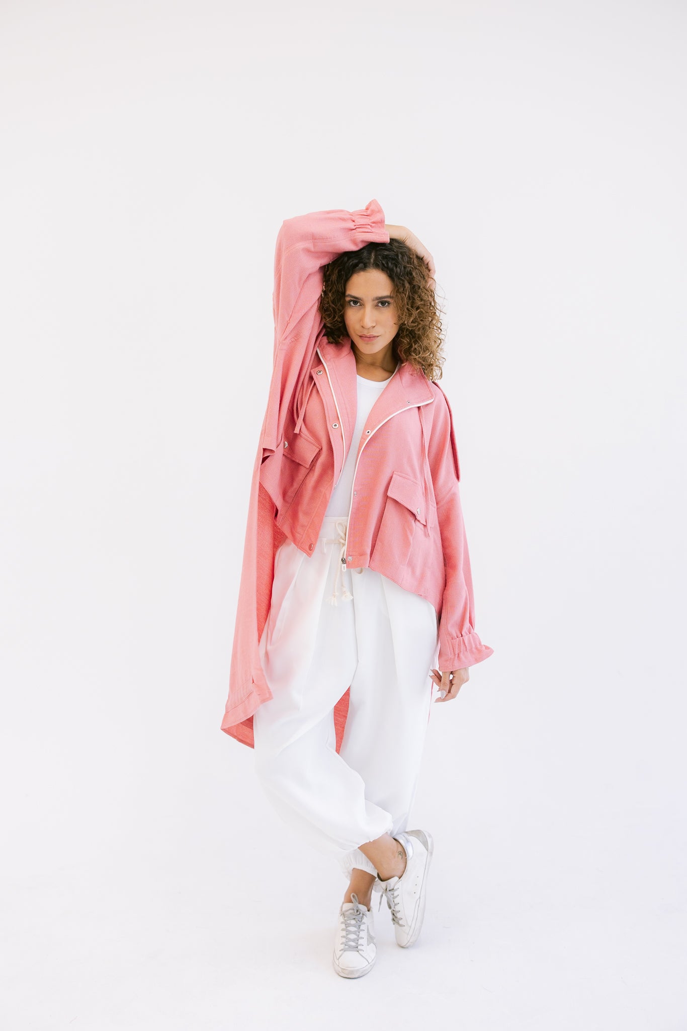 Falling For Fall Jacket - Pink