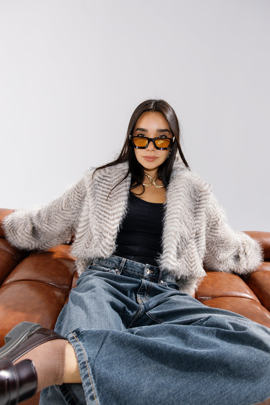 Plush Fur Jacket - Creme (Premium Edition)