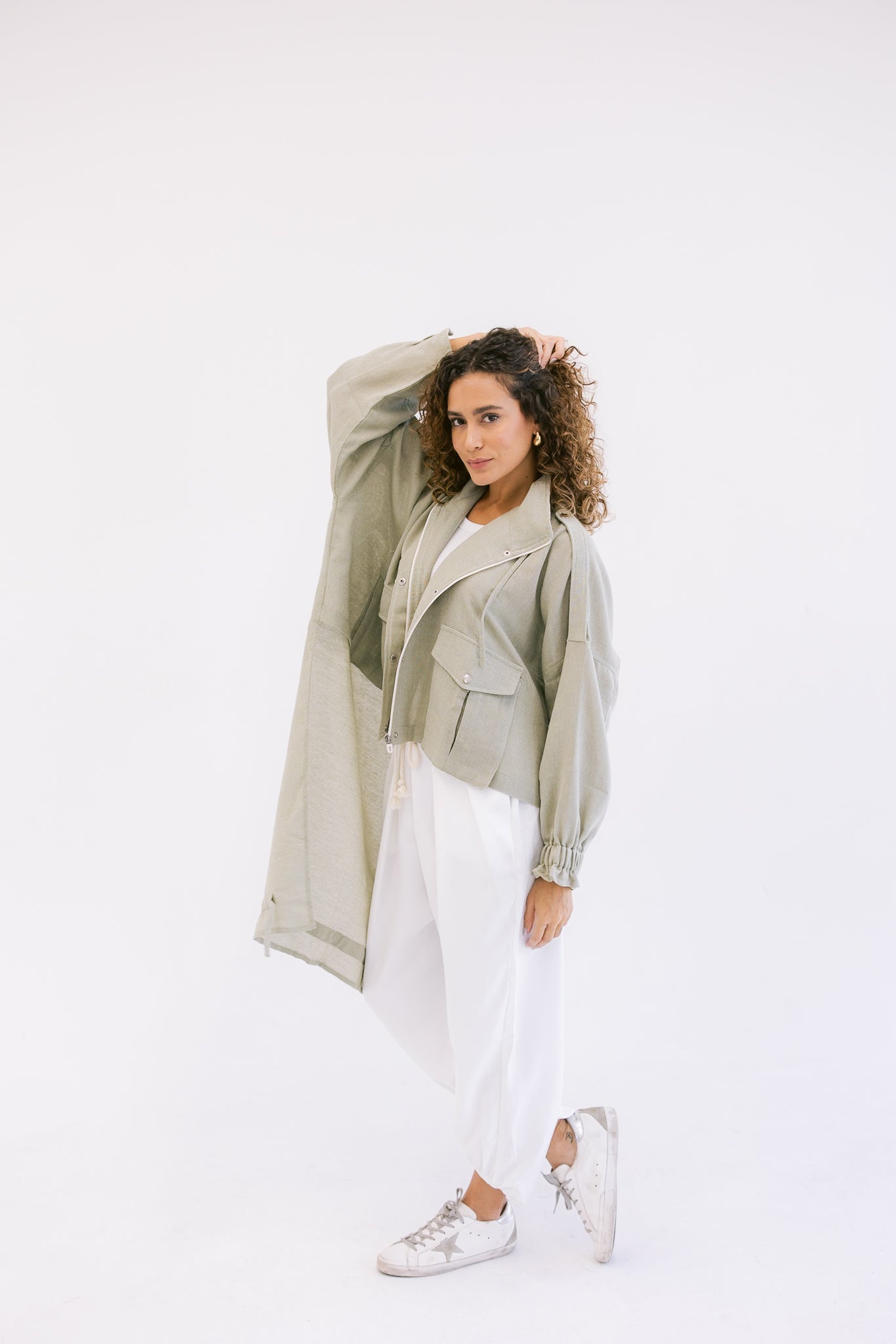 Falling For Fall Jacket - Olive