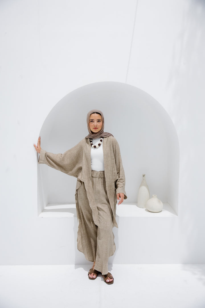 Muslin Tie Top - Olive