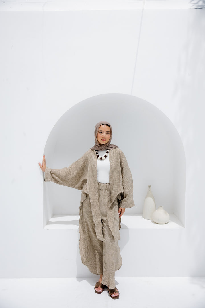 Muslin Tie Top - Olive