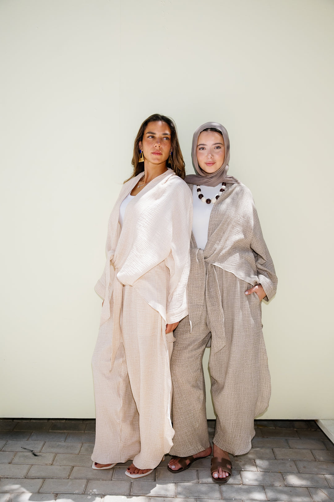 Muslin Tie Top - Beige