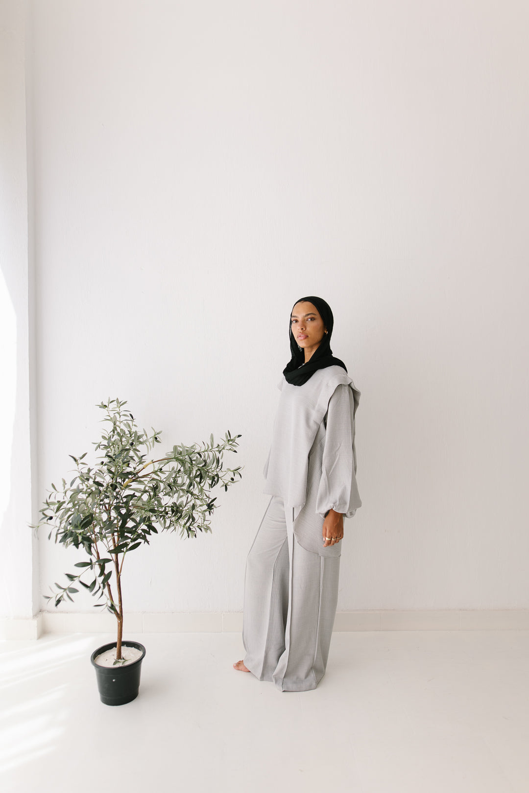 Beach Blossom Set - Light Grey