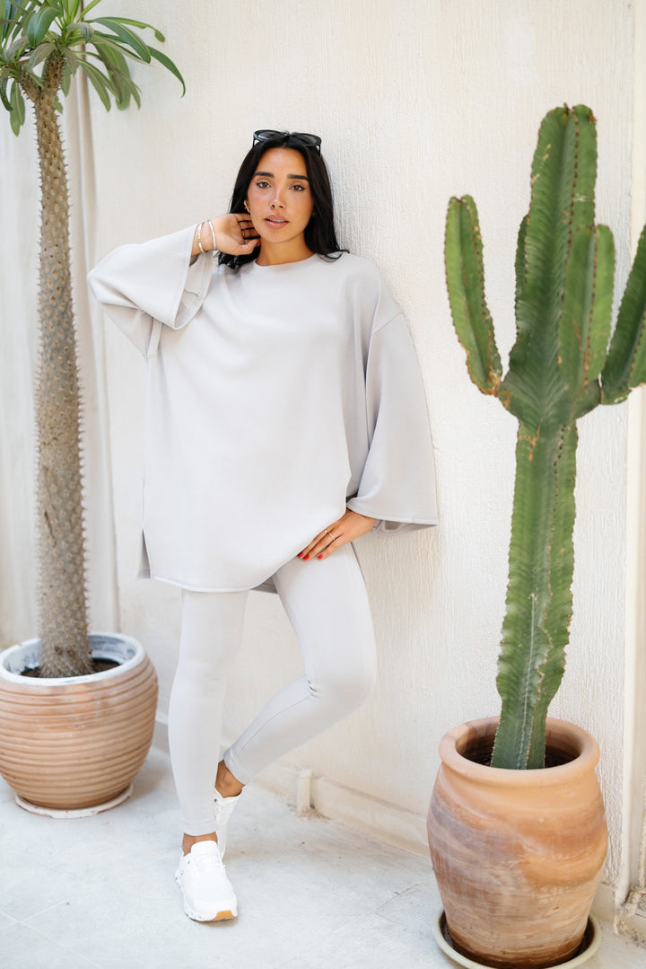 Ease Out Oversize T-shirt - Grey
