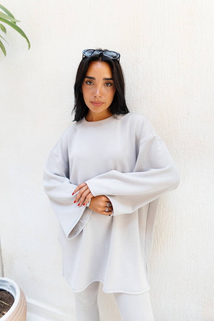 Ease Out Oversize T-shirt - Grey