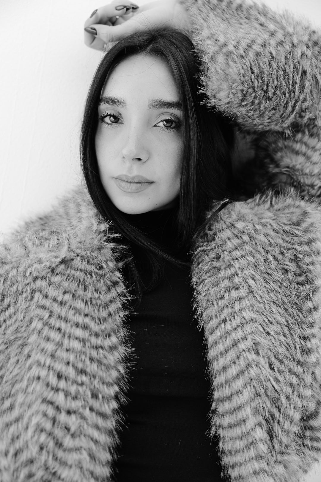 Plush Fur Jacket - Nude Beige (Premium Edition)