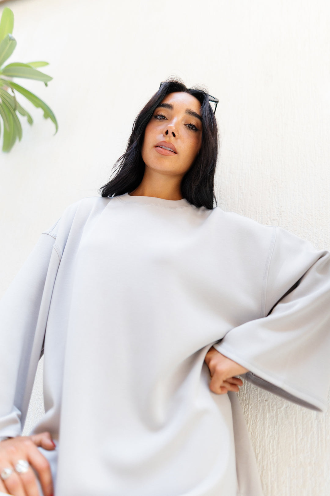 Ease Out Oversize T-shirt - Grey