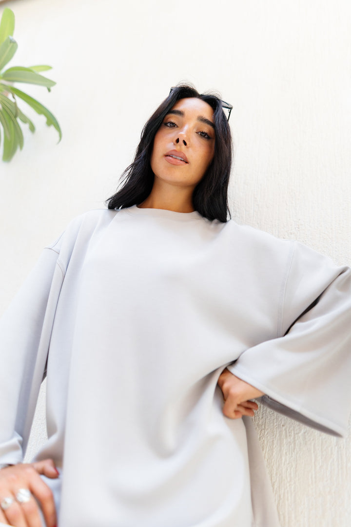 Ease Out Oversize T-shirt - Grey