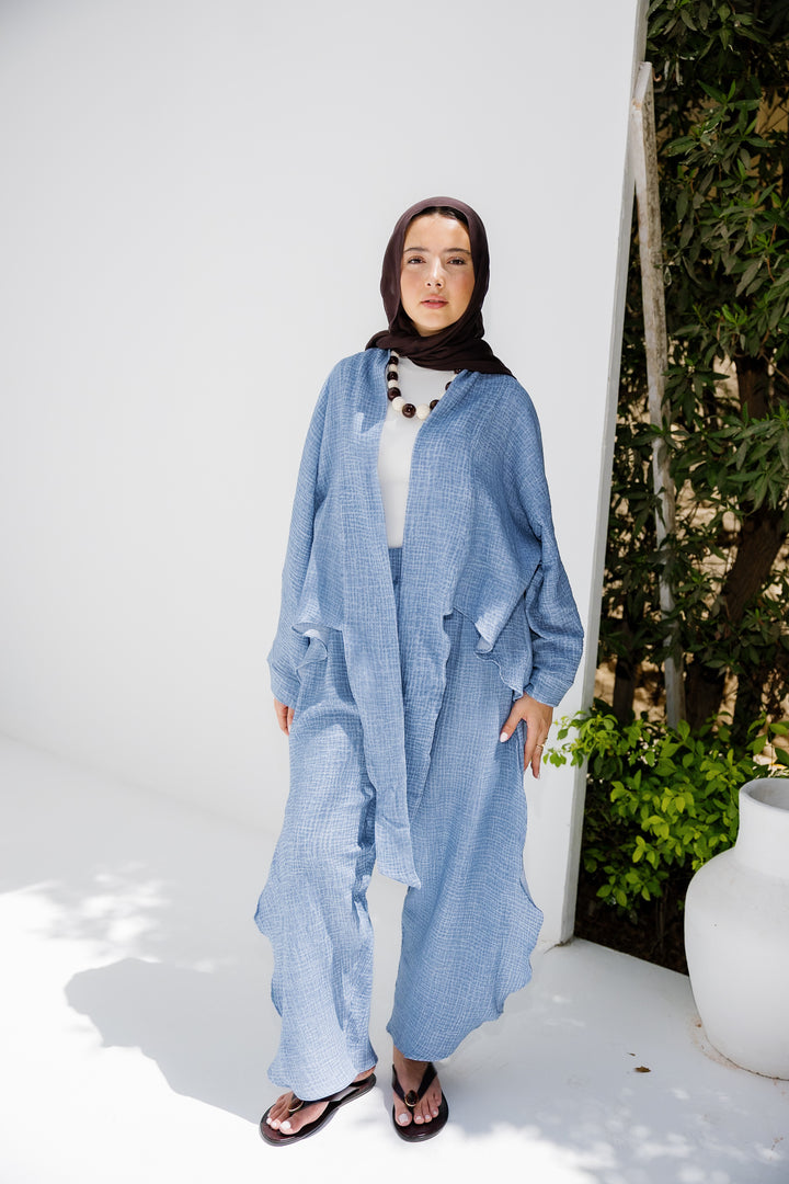 Muslin Tie Top - Blue