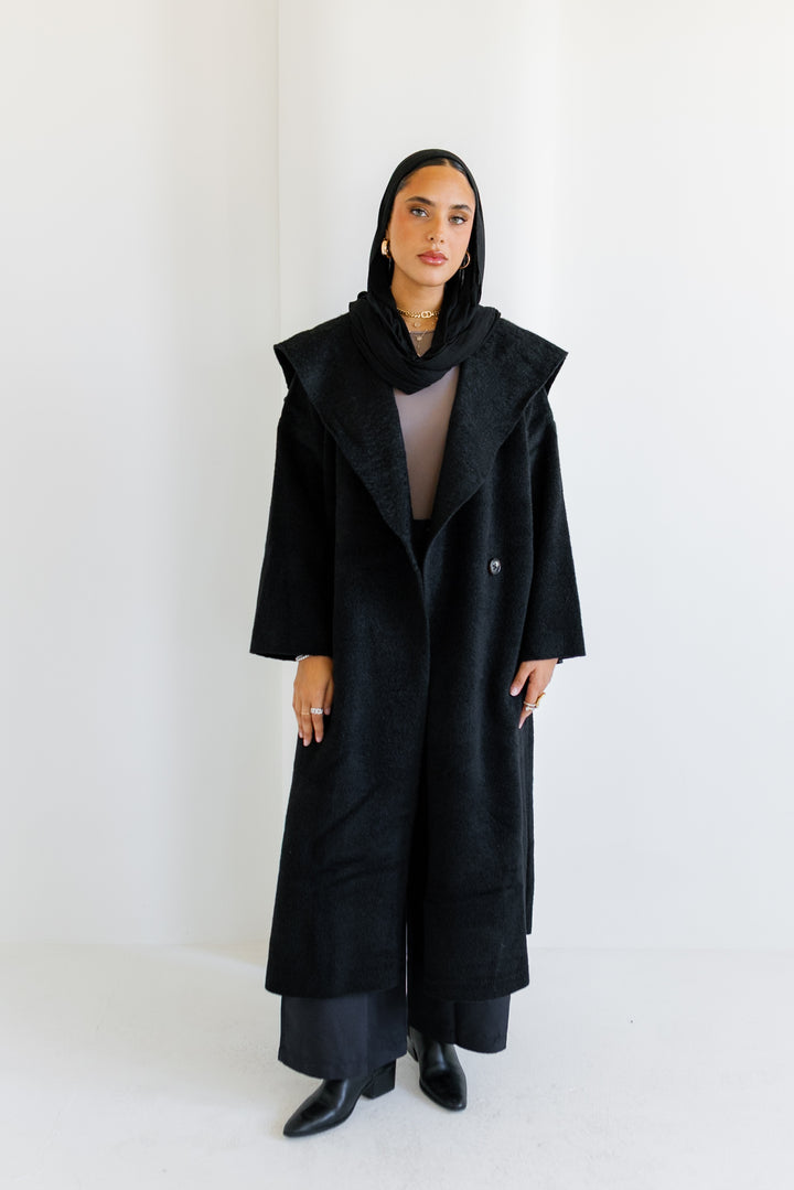Twill Coat - Black