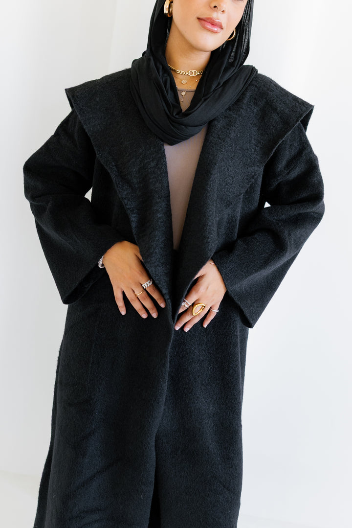 Twill Coat - Black