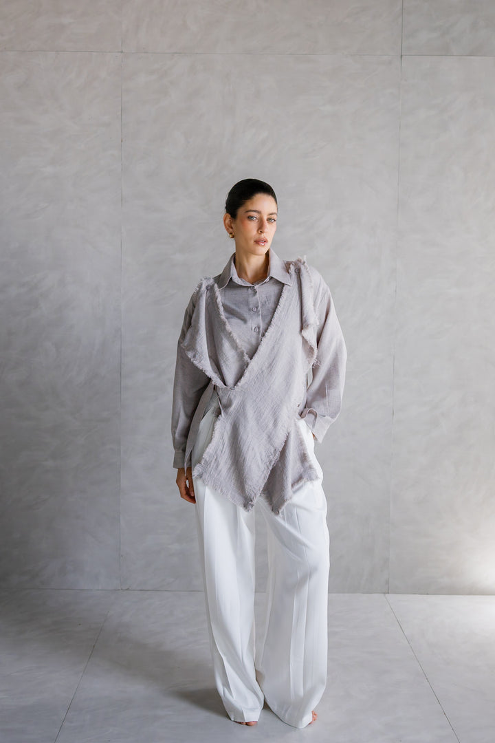 Soleil Shirt - Light Grey