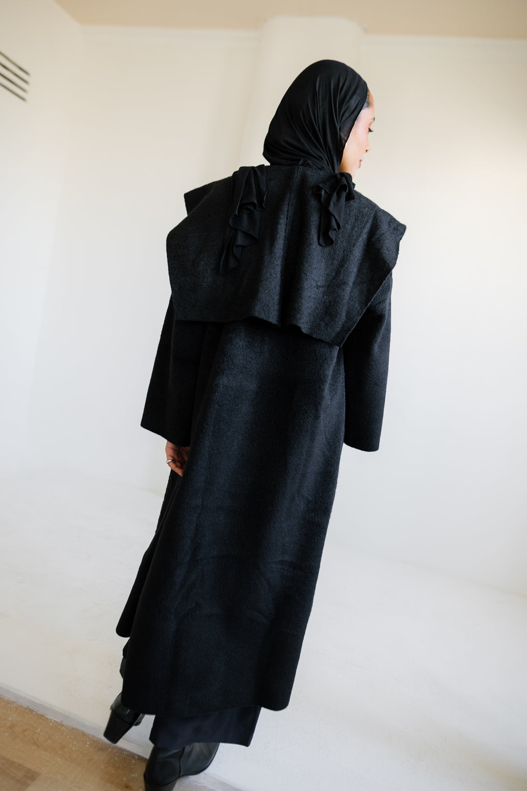 Twill Coat - Black