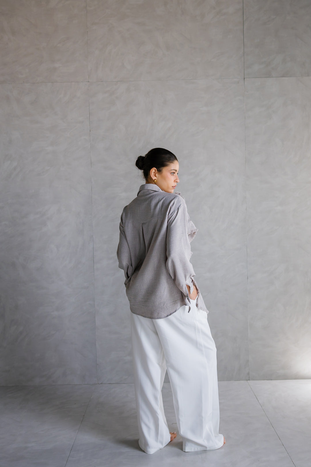 Soleil Shirt - Light Grey
