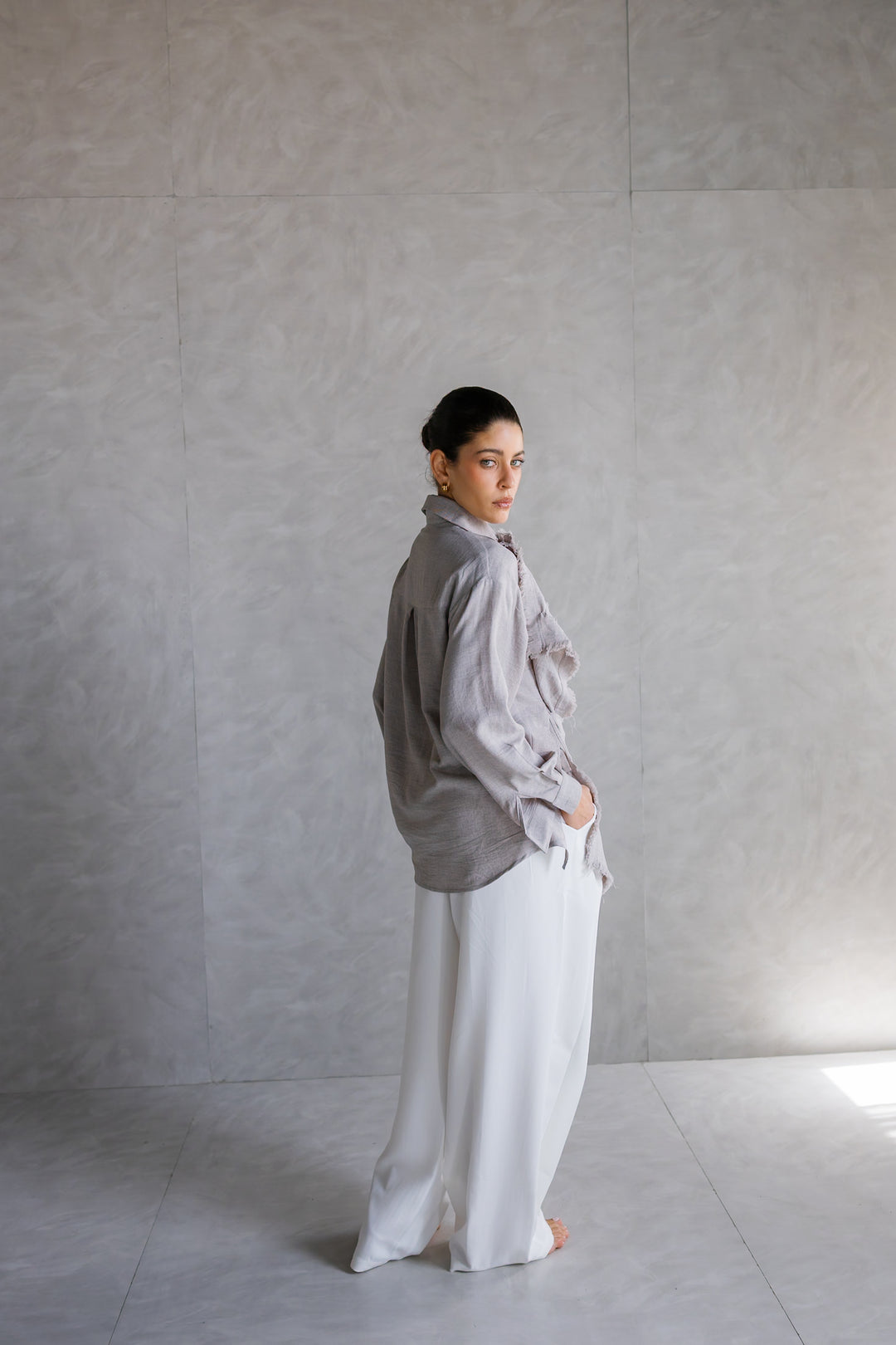 Soleil Shirt - Light Grey