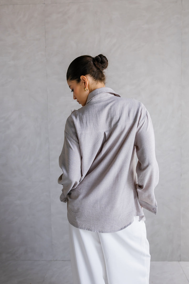 Soleil Shirt - Light Grey