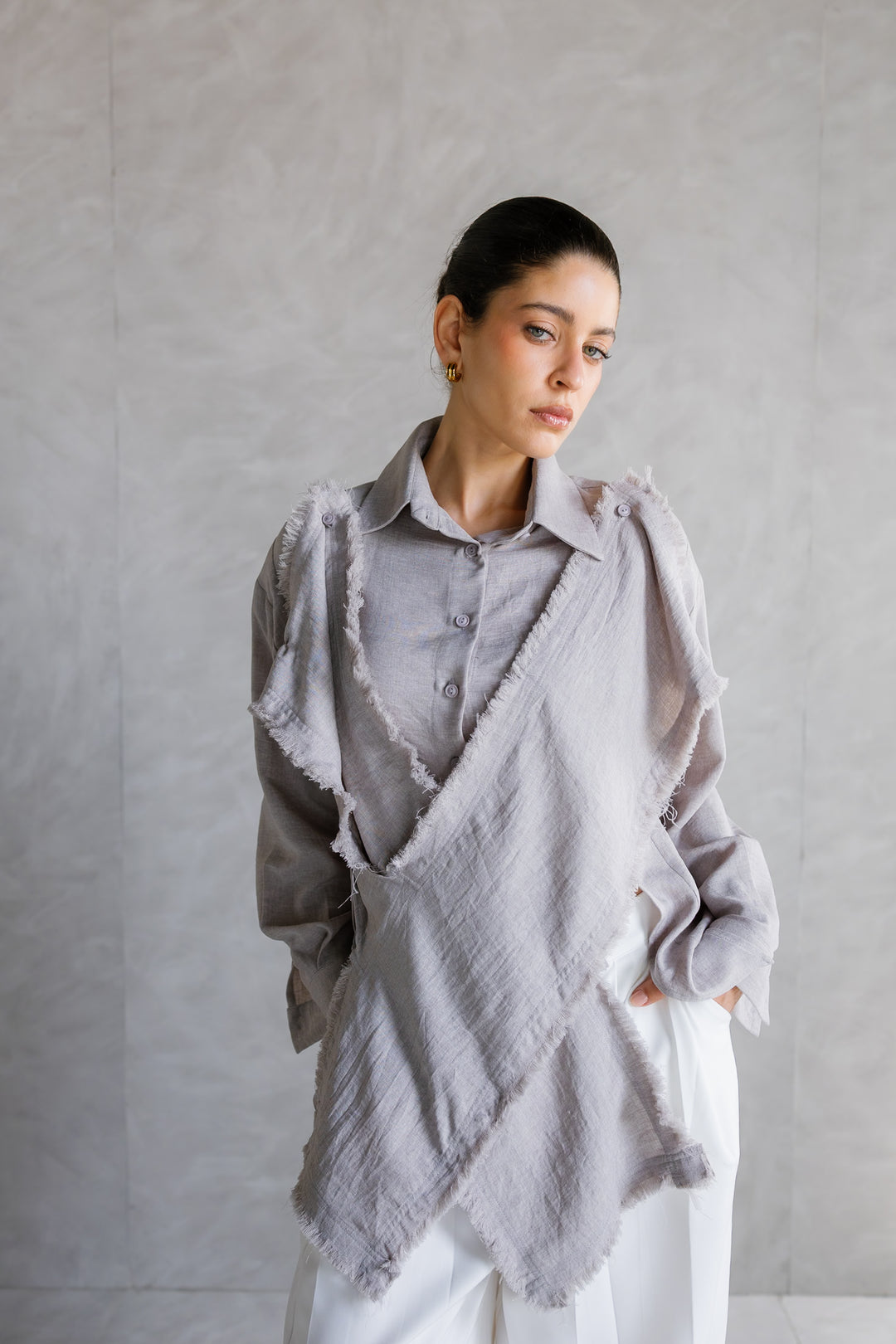 Soleil Shirt - Light Grey