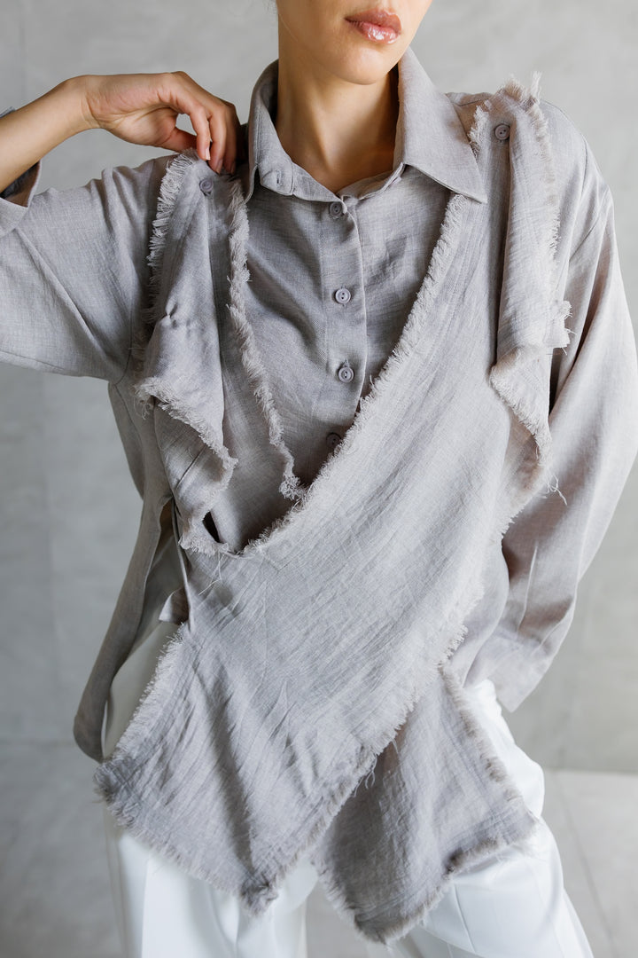 Soleil Shirt - Light Grey