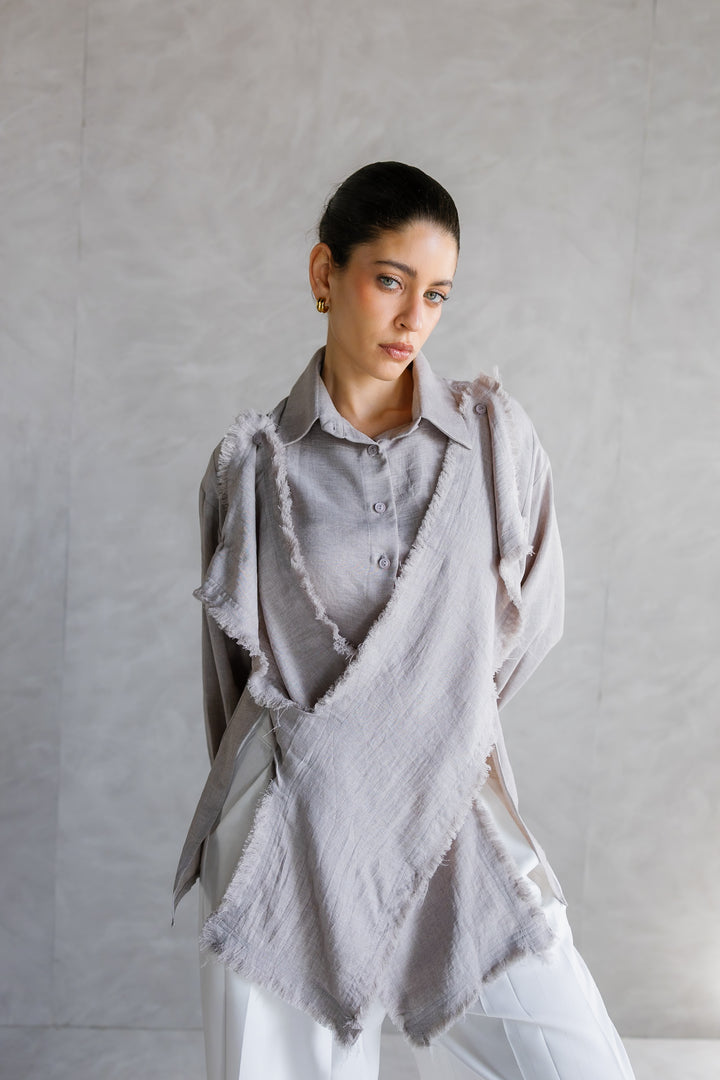 Soleil Shirt - Light Grey