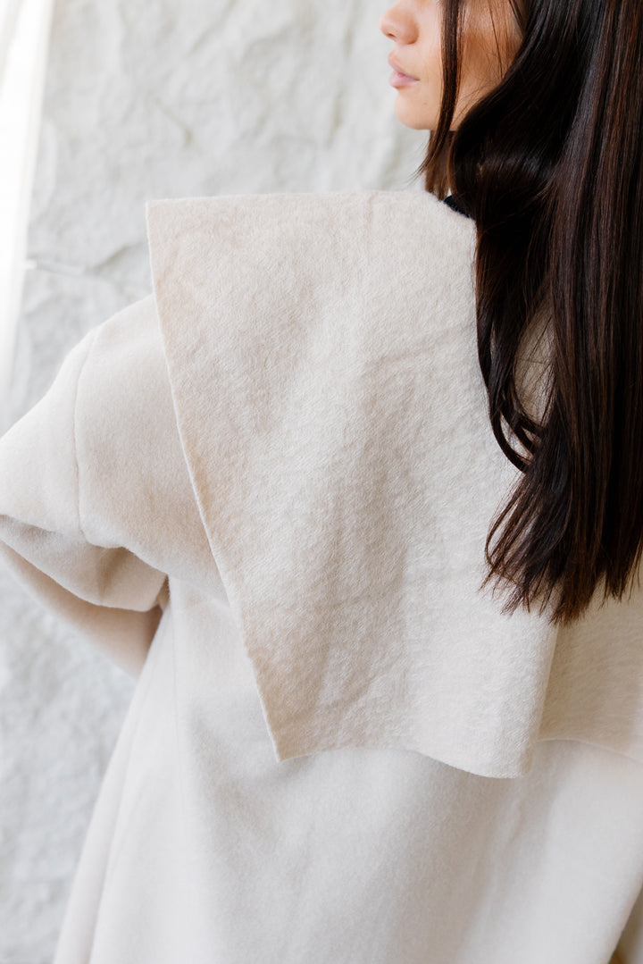 Twill Coat - Creme