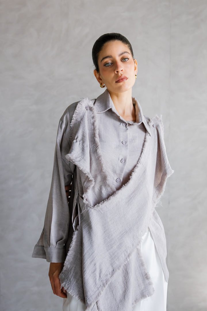 Soleil Shirt - Light Grey