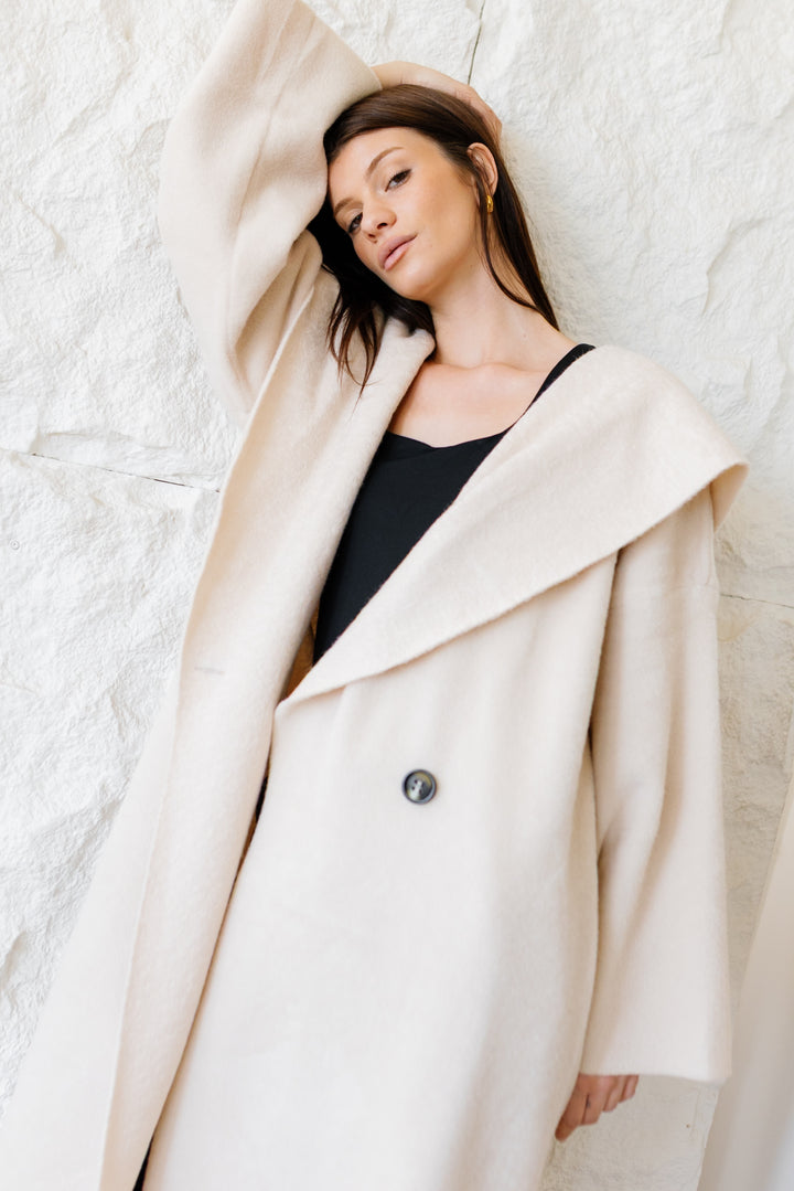 Twill Coat - Creme