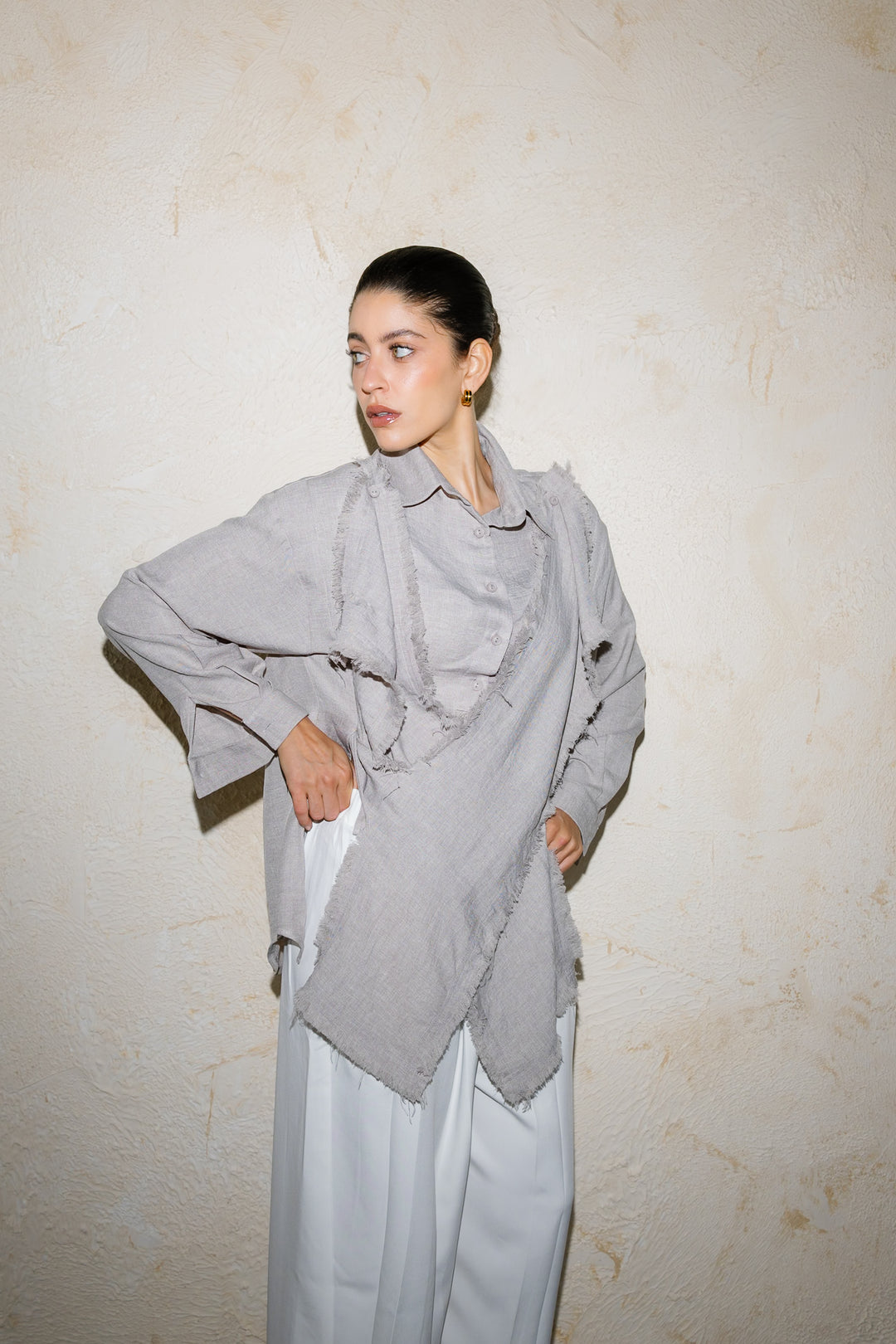 Soleil Shirt - Light Grey