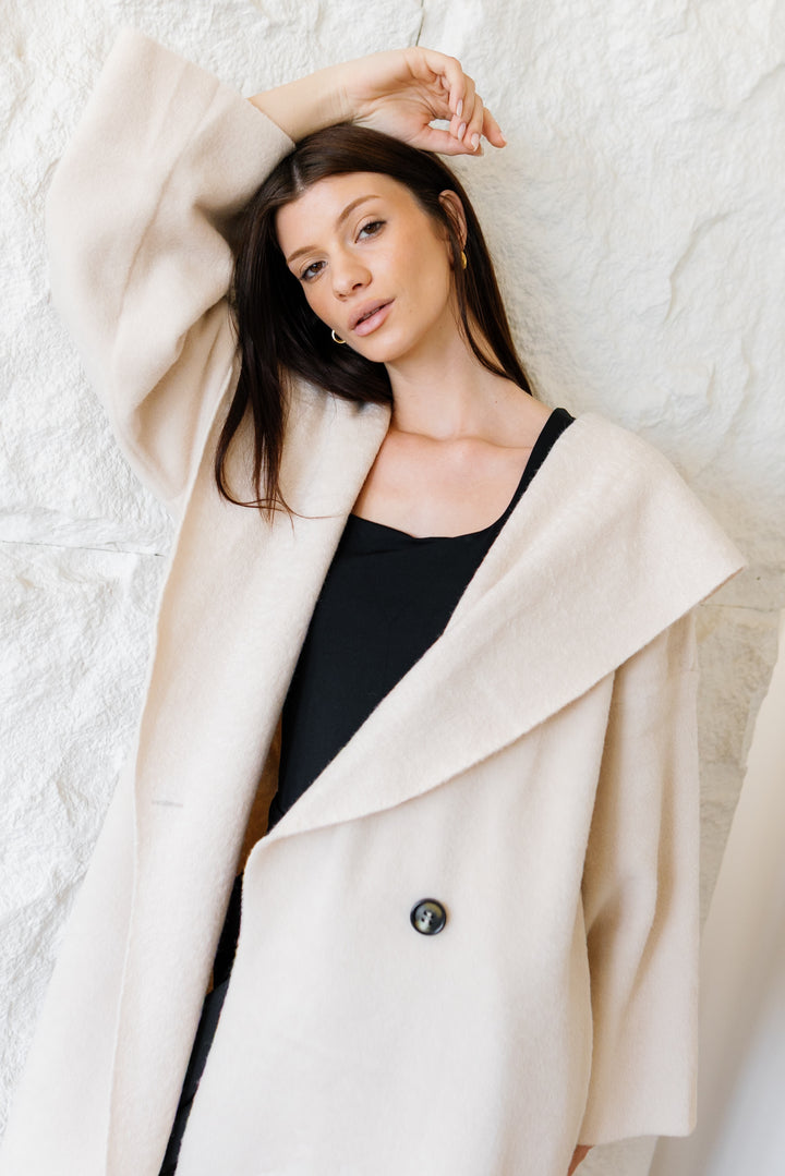 Twill Coat - Creme