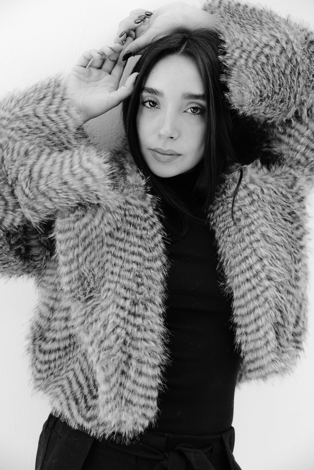 Plush Fur Jacket - Nude Beige (Premium Edition)